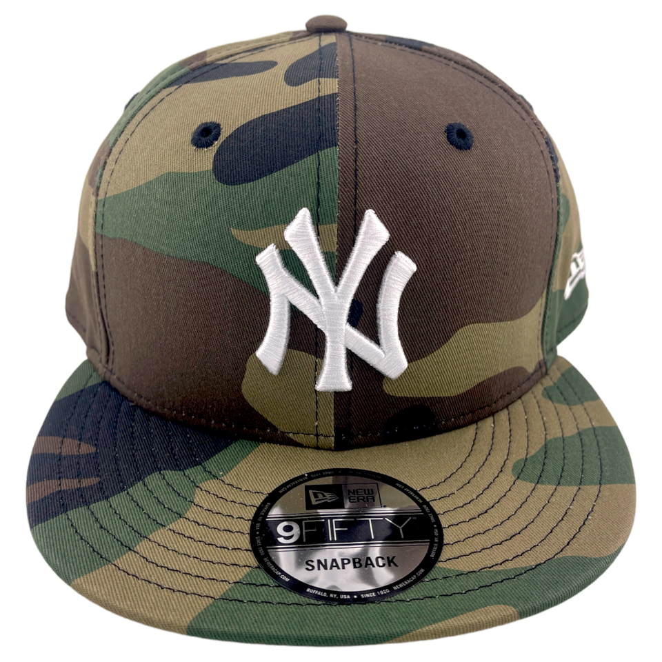 New Era New York Yankees Basic Camouflage Camo 9FIFTY Snapback Adjustable Hat Cap