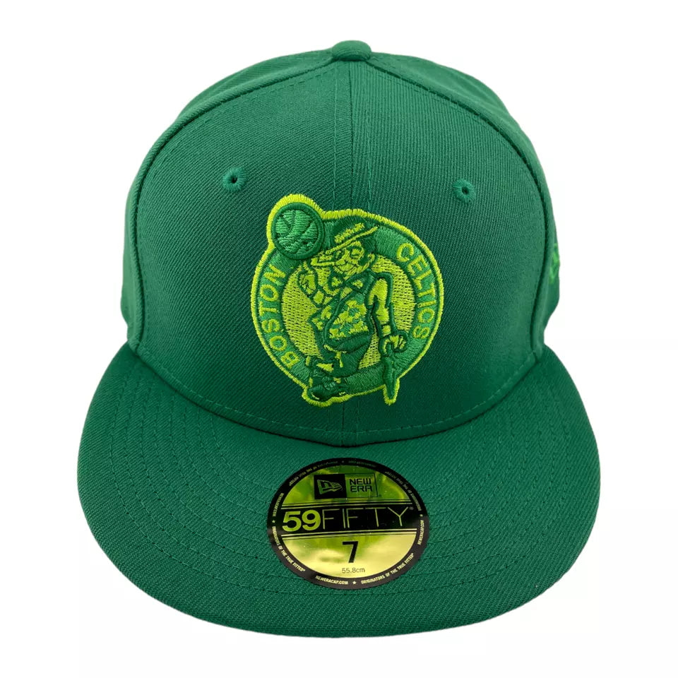 New Era Boston Celtics NBA Champions Monocamo Sweatband 59Fifty Fitted Hat Cap