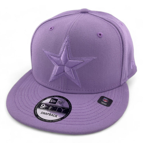 New Era Dallas Cowboys NFL All Purple Brights Color Pack 9Fifty Snapback Hat Cap