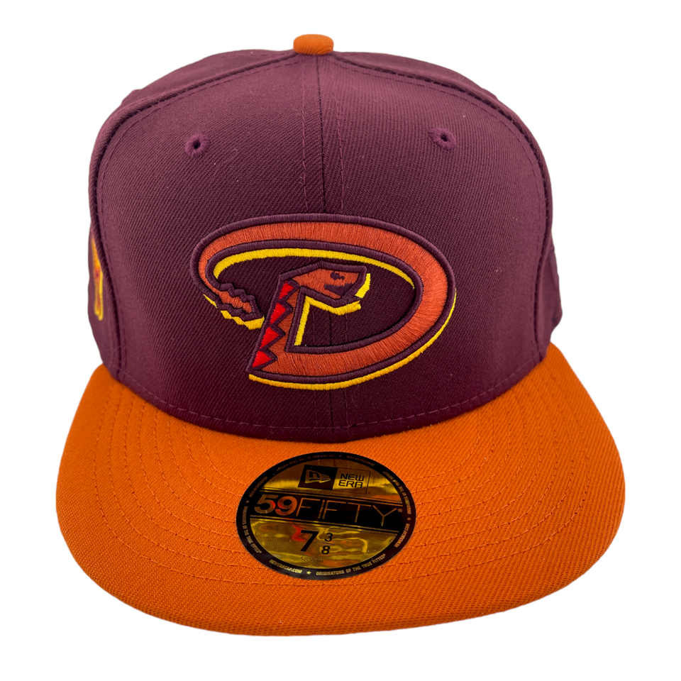 New Era Arizona Diamondbacks 1998 Inaugural Patch Maroon 59FIFTY Fitted Hat Club