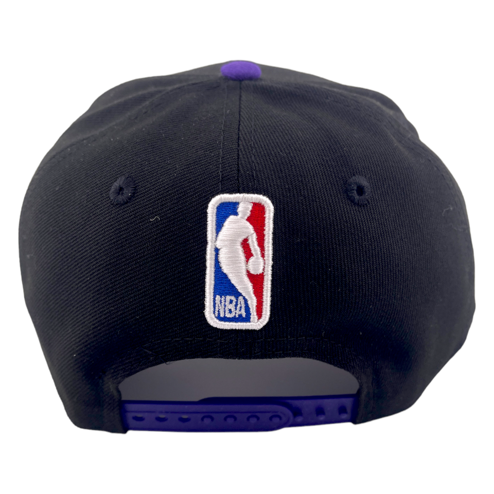 New Era Toronto Raptors Tip Off 2022 Black/Purple NBA 9FIFTY Snapback Hat Cap