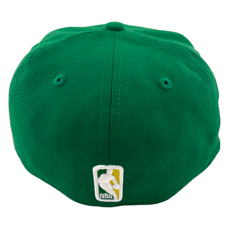 New Era Boston Celtics 17x Champions Patch Green/Yellow UV 59Fifty Fitted Hat