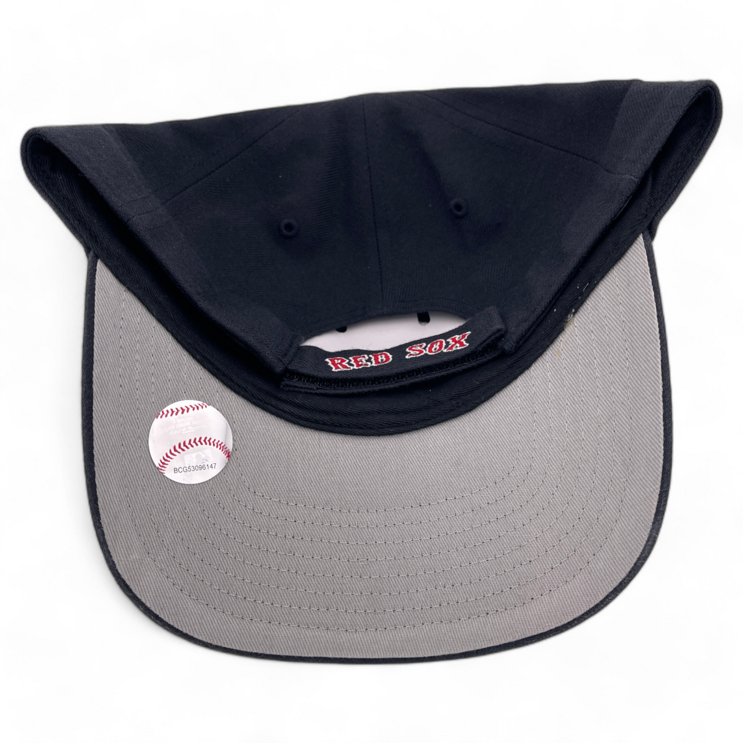 '47 Brand Boston Red Sox MLB Navy Blue Gray UV Red Logo MVP Adjustable Hat Cap