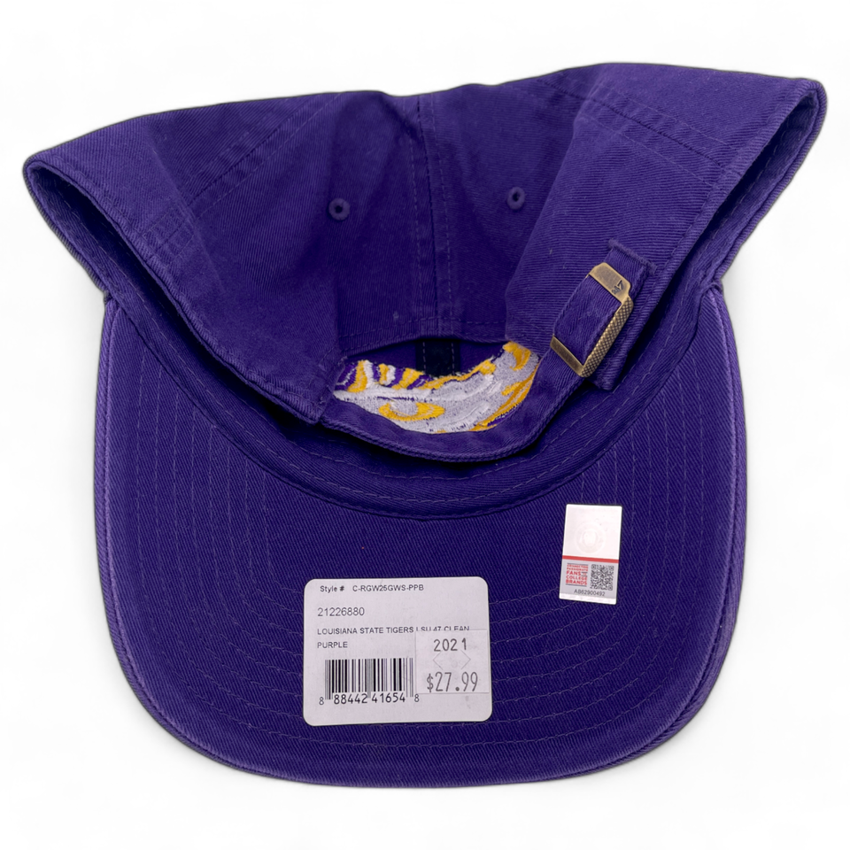 '47 Brand Louisiana State University LSU Tigers Clean Up Adjustable Dad Hat Cap