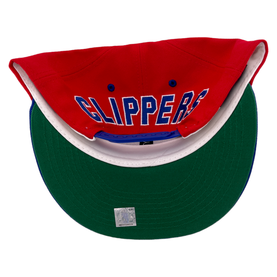 New Era Los Angeles Clippers Alt Logo Red/Blue/Green UV NBA 9FIFTY Snapback Hat Cap