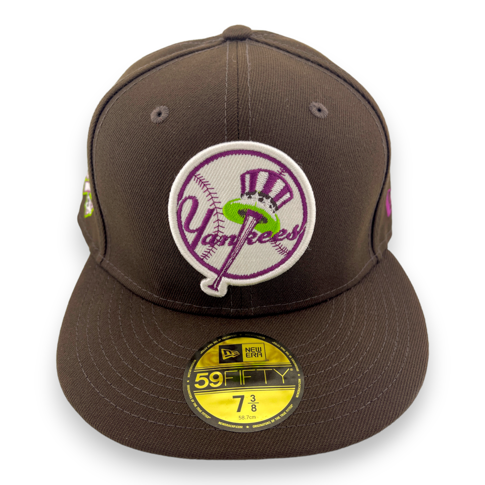 New Era New York Yankees 1996 World Series Patch Brown/Purple UV 59FIFTY Hat Cap