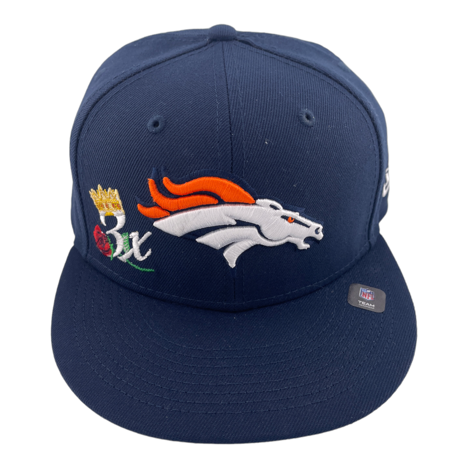 New Era Denver Broncos 3x Super Bowl Champions Years Back Embroidery 59FIFTY Hat Cap