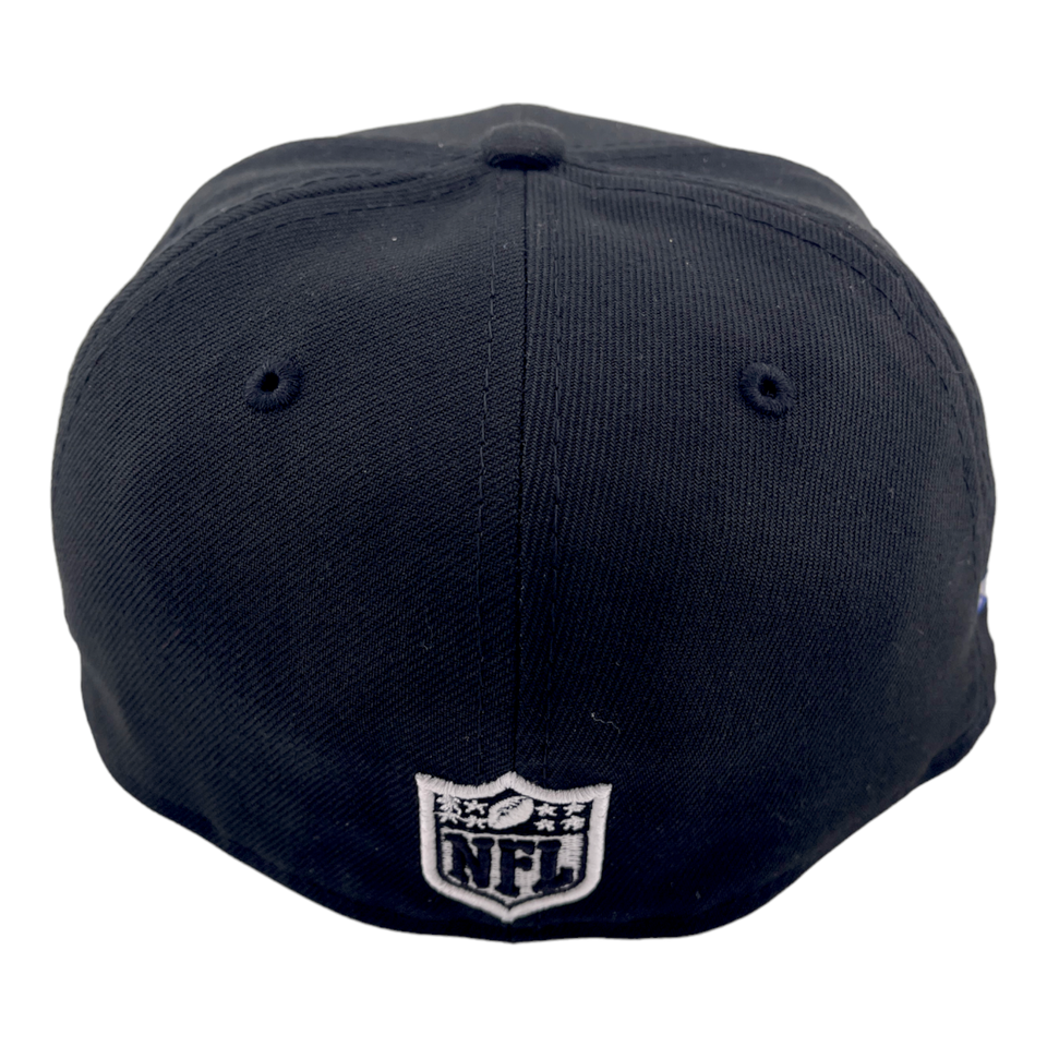 New Era Las Vegas Raiders Super Bowl Side Patch Black/Grey UV 59Fifty Fitted Hat Cap