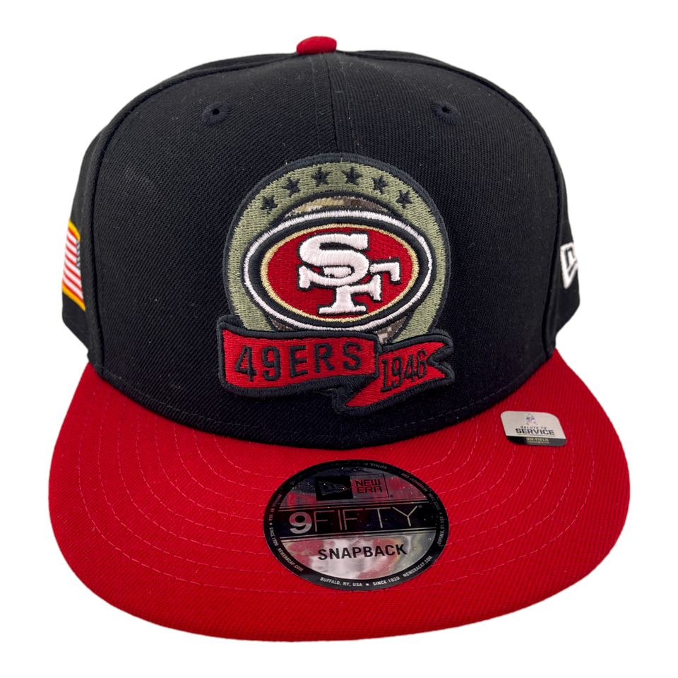 New Era San Francisco 49ers NFL 2022 Salute to Service Camo 9FIFTY Snapback Hat Cap